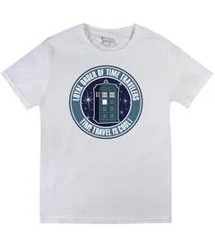 Прикольные футболки: Доктор Кто - Путешествия во времени это круто